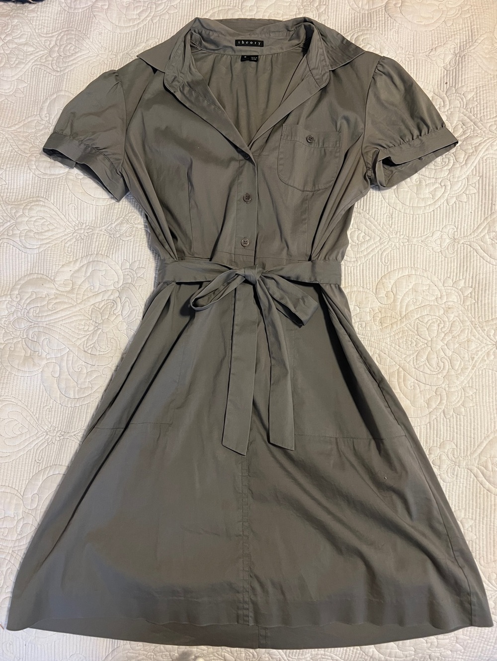 Theory Relaxed Collared Dress